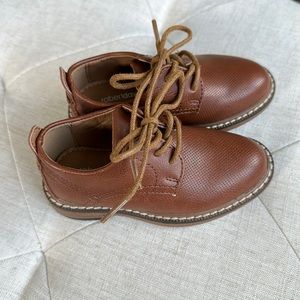 Like New Toddler Cognac Robert David Panama Dress Shoe Size 5
